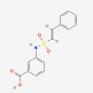 3-(2-phenylethenesulfonamido)benzoic acid
