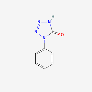 molecular formula C7H6N4O B6142180 1-phenyl-1,4-dihydro-5H-tetrazol-5-one CAS No. 5097-82-5