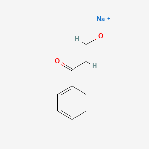 molecular formula C9H7NaO2 B6142209 sodium (E)-3-oxo-3-phenylprop-1-en-1-olate CAS No. 42731-39-5