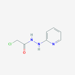 molecular formula C7H8ClN3O B6142279 2-chloro-N'-(pyridin-2-yl)acetohydrazide CAS No. 871217-48-0