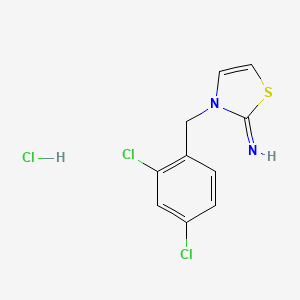 3-[(2,4-dichlorophenyl)methyl]-2,3-dihydro-1,3-thiazol-2-imine hydrochloride