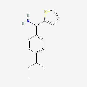 [4-(butan-2-yl)phenyl](thiophen-2-yl)methanamine