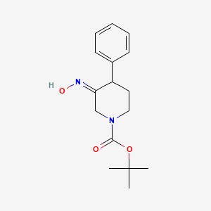 tert-butyl 3-(hydroxyimino)-4-phenylpiperidine-1-carboxylate