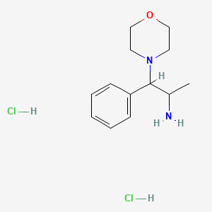 1-(morpholin-4-yl)-1-phenylpropan-2-amine dihydrochloride