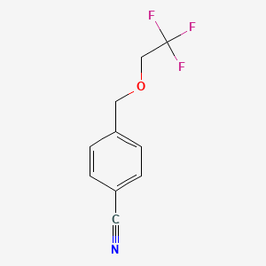 4-[(2,2,2-trifluoroethoxy)methyl]benzonitrile