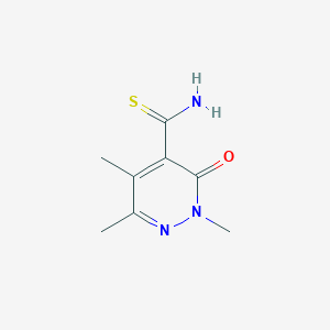 2,5,6-trimethyl-3-oxo-2,3-dihydropyridazine-4-carbothioamide