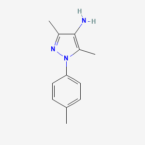 3,5-dimethyl-1-(4-methylphenyl)-1H-pyrazol-4-amine