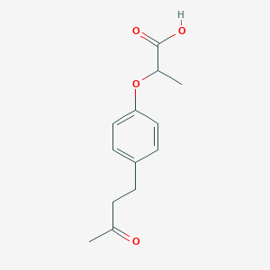 2-[4-(3-oxobutyl)phenoxy]propanoic acid