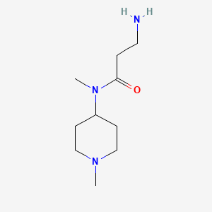 3-amino-N-methyl-N-(1-methylpiperidin-4-yl)propanamide