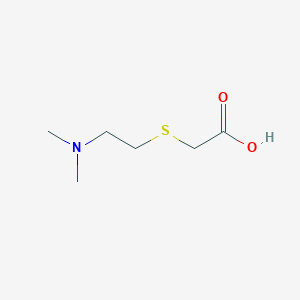 2-{[2-(dimethylamino)ethyl]sulfanyl}acetic acid