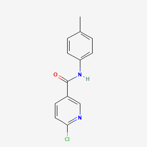 6-chloro-N-(4-methylphenyl)pyridine-3-carboxamide