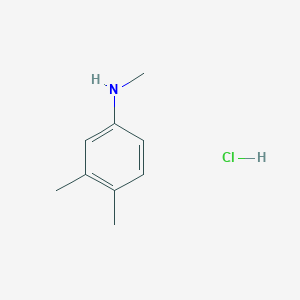 molecular formula C9H14ClN B6142790 N,3,4-trimethylaniline hydrochloride CAS No. 1193390-12-3