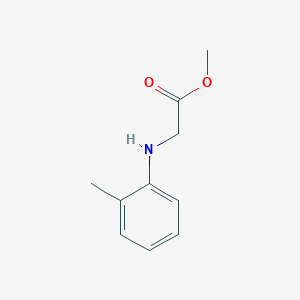 molecular formula C10H13NO2 B6142795 methyl 2-[(2-methylphenyl)amino]acetate CAS No. 83627-53-6