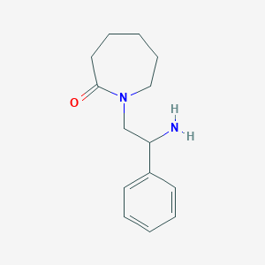 1-(2-amino-2-phenylethyl)azepan-2-one