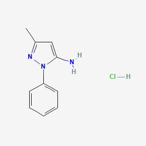 3-methyl-1-phenyl-1H-pyrazol-5-amine hydrochloride