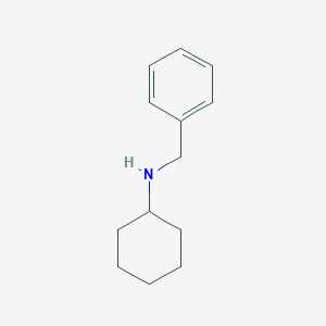 molecular formula C13H19N B061430 N-benzylcyclohexanamine CAS No. 4383-25-9