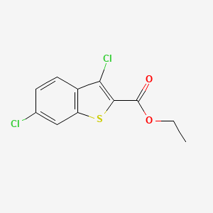 molecular formula C11H8Cl2O2S B6143415 ethyl 3,6-dichloro-1-benzothiophene-2-carboxylate CAS No. 21211-19-8