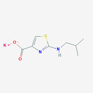 molecular formula C8H11KN2O2S B6143487 potassium 2-[(2-methylpropyl)amino]-1,3-thiazole-4-carboxylate CAS No. 1011405-09-6