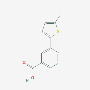 molecular formula C12H10O2S B061439 3-(5-Methylthiophen-2-YL)benzoic acid CAS No. 177735-12-5