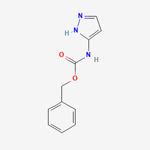 molecular formula C11H11N3O2 B6144444 Benzyl (1H-pyrazol-5-yl)carbamate CAS No. 1249139-55-6