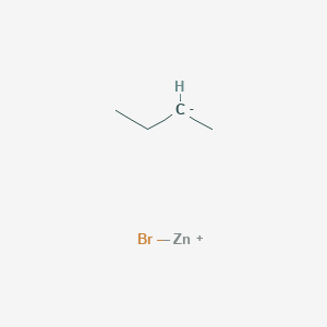 molecular formula C4H9BrZn B061457 Bromozinc(1+);butane CAS No. 171860-66-5