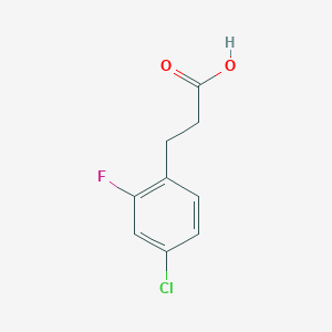 3-(4-Chloro-2-fluorophenyl)propanoic acid