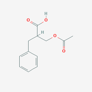 3-Acetoxy-2-benzylpropanoic acid