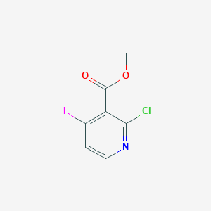 molecular formula C7H5ClINO2 B061484 Methyl 2-chloro-4-iodonicotinate CAS No. 185041-05-8