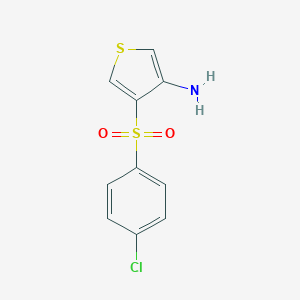 3-Amino-4-[(4-chlorophenyl)sulphonyl]thiophene
