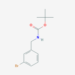 molecular formula C12H16BrNO2 B061532 Tert-butyl 3-bromobenzylcarbamate CAS No. 171663-13-1