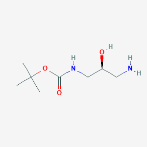 molecular formula C8H18N2O3 B6153336 (S)-tert-Butyl (3-amino-2-hydroxypropyl)carbamate CAS No. 853944-08-8