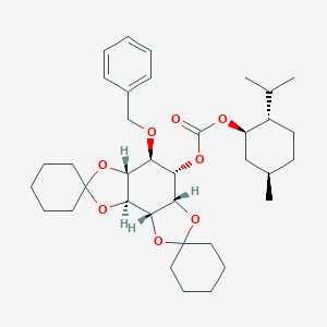 4-O-Benzyl-3-(-)-carboxymenthyl-1,2:5,6-di-O-cyclohexylidene-L-myo-inositol