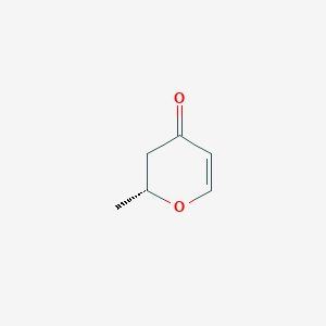 molecular formula C6H8O2 B061562 (R)-2-methyl-2H-pyran-4(3H)-one CAS No. 190912-17-5