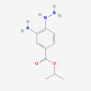 Isopropyl 3-amino-4-hydrazinobenzoate