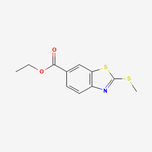 ethyl 2-(methylsulfanyl)-1,3-benzothiazole-6-carboxylate