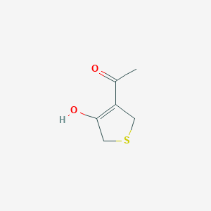 1-(4-Hydroxy-2,5-dihydrothiophen-3-yl)ethanone
