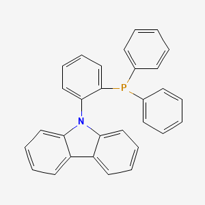 molecular formula C30H22NP B6160376 9-[2-(Diphenylphosphino)phenyl]-9H-carbazole CAS No. 1308652-67-6