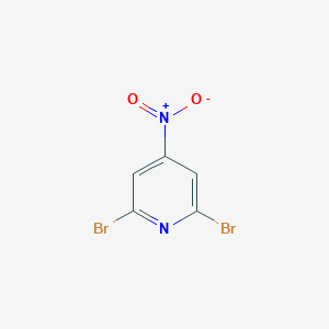 molecular formula C5H2Br2N2O2 B061615 2,6-Dibromo-4-nitropyridine CAS No. 175422-04-5