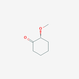 molecular formula C7H12O2 B061631 (R)-2-甲氧基环己酮 CAS No. 187456-43-5