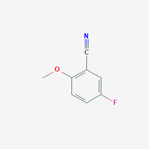molecular formula C8H6FNO B061647 5-Fluoro-2-methoxybenzonitrile CAS No. 189628-38-4