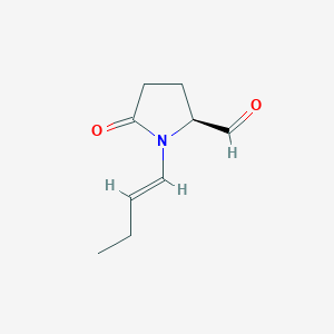 (S,E)-1-(But-1-en-1-yl)-5-oxopyrrolidine-2-carbaldehyde