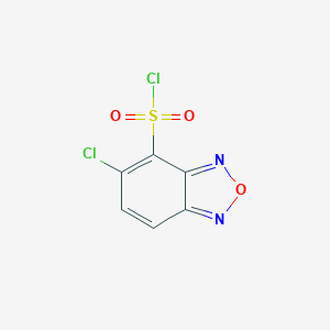 molecular formula C6H2Cl2N2O3S B061683 5-Chloro-2,1,3-benzoxadiazole-4-sulfonyl chloride CAS No. 175203-78-8