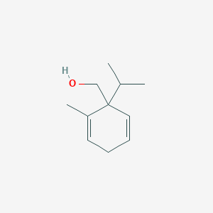 molecular formula C11H18O B061690 (2-Methyl-1-propan-2-ylcyclohexa-2,5-dien-1-yl)methanol CAS No. 166188-53-0