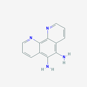molecular formula C12H10N4 B061705 5,6-Diamino-1,10-phenanthroline CAS No. 168646-54-6