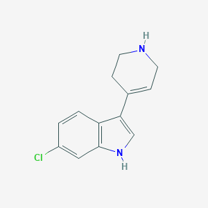 6-chloro-3-(1,2,3,6-tetrahydropyridin-4-yl)-1H-indole
