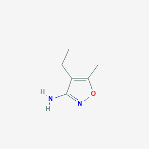 molecular formula C6H10N2O B061731 4-Ethyl-5-methylisoxazol-3-amine CAS No. 177266-03-4