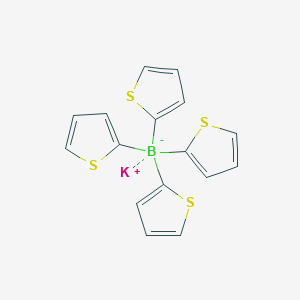 molecular formula C16H12BKS4 B061747 Potassium tetrakis(2-thienyl)borate CAS No. 184362-33-2