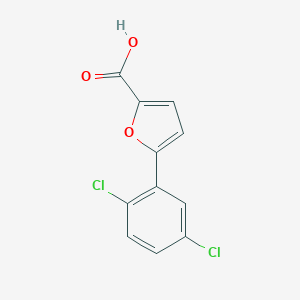 molecular formula C11H6Cl2O3 B061777 5-(2,5-Dichlorophenyl)-2-furoic acid CAS No. 186830-98-8