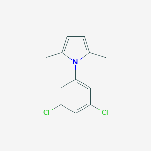 molecular formula C12H11Cl2N B061786 1-(3,5-Dichlorophenyl)-2,5-dimethyl-1H-pyrrole CAS No. 175205-50-2