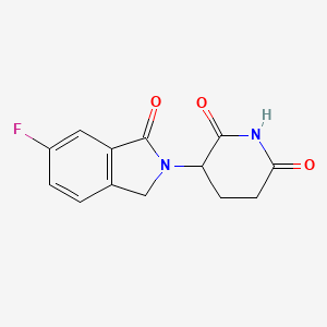 molecular formula C13H11FN2O3 B6178837 Lenalidomide-6-F CAS No. 2468780-87-0